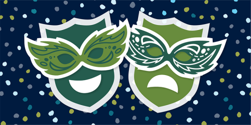 Tulane Mardi Gras Masks