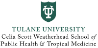 Tulane University Celia Scott Weatherhead School of Public Health & Tropical Medicine shield logo